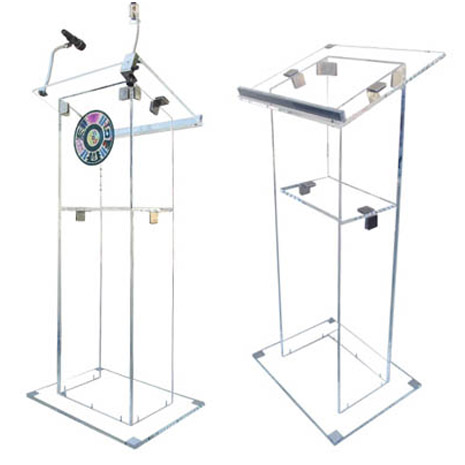 PODIUM DE ACRILICO POD037