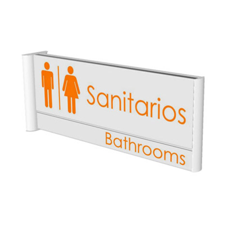 Señalización Rótulo Bandera Tubo